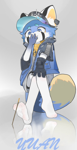 4_fingers 4_toes anthro black_clothing black_ears black_gloves black_handwear black_markings blue_body blue_clothing blue_eyebrows blue_eyes blue_fur blue_jacket blue_tail blue_topwear blue_vest bottomwear cheek_tuft circle_eyebrows clothed clothing covering covering_mouth crossed_legs dipstick_tail ear_piercing ear_tag eyebrows facial_tuft feet fingers food foot_fetish foot_focus fur fur_markings gloves grey_bottomwear grey_clothing grey_shirt grey_shorts grey_topwear hand_on_knee hand_on_leg handwear hat headgear headwear hooded_jacket inner_ear_fluff jacket kerchief laugh leggings legwear looking_at_viewer looking_down male markings multicolored_body multicolored_fur open_mouth piercing reflective_floor shirt shorts simple_background sitting_on_tail solo spread_toes stockings straps streetwear tail tail_markings teasing_with_feet techwear text tights toes topwear translucent translucent_clothing translucent_legwear translucent_tights tuft vest visor_cap white_background white_body white_clothing white_fur white_inner_ear_fluff white_leggings white_legwear white_stockings white_tights yellow_body yellow_fur yellow_inner_ear yellow_kerchief yellow_tail_tip young young_anthro young_male zipper zipper_down zipper_pull_tab traumerei pocky ailurid mammal red_panda hi_res