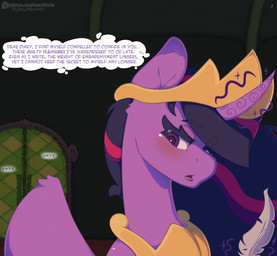 female feral fur hair horn multicolored_hair purple_body purple_hair solo text wings avery-valentine friendship_is_magic hasbro my_little_pony mythology twilight_sparkle_(mlp) equid equine mammal mythological_creature mythological_equine unicorn winged_unicorn digital_media_(artwork)