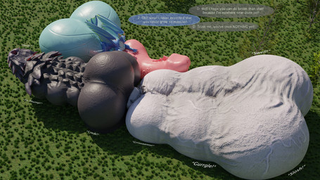 animal_genitalia anthro ball_size_difference balls balls_expansion big_balls big_penis comparing competition dialogue duo expansion feral genital_expansion genitals huge_balls huge_penis hyper hyper_balls hyper_genitalia hyper_penis immobile knot knotted_penis male multi_balls multi_genitalia outside penile_spines penis penis_expansion penis_size_difference sheath sitting_on_balls size_difference text transformation vein veiny_balls veiny_penis a3person bonzaipalmtree mythology drash_(character) zai_(bonzaipalmtree) dragon mythological_creature mythological_scalie scalie 16:9 3d_(artwork) digital_media_(artwork) english_text hi_res sequence widescreen