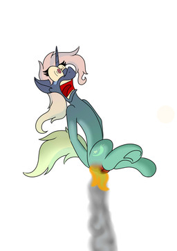 bodily_fluids burning butt butt_on_fire cutie_mark female feral fire hand_on_butt horn open_mouth pain smoke solo tail tears toony hot_rolls friendship_is_magic hasbro my_little_pony mythology trixie_(mlp) equid equine mammal mythological_creature mythological_equine unicorn absurd_res digital_media_(artwork) hi_res