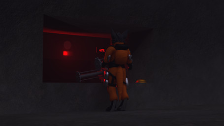 anthro bell holding_object male metal number solo spacesuit standing text softdiamond_(artist) lethal_company softdiamond 16:9 3d_(artwork) blender_(artwork) blender_cycles_(artwork) digital_media_(artwork) hi_res widescreen