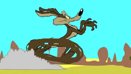 3_toes 4_fingers annoyed anthro arched_back arm_pull arm_tuft back_tuft beak belly biped bite biting_lip biting_own_lip black_eyes black_nose black_text blood blood_drip blood_on_arm blood_on_knife blue_body blue_feathers blue_sky blue_uniform bodily_fluids bone boulder brakes braking brown_body brown_fur cactus canyon censored_speech chasing clenched_teeth cliff crown cutting_self desert dripping duo dust dynamite ears_down ears_outwards elbow_tuft explosion explosives eyebrows eyes_closed failed_attempt falling feathered_wings feathers feet fingers fire fur glance gold_crown gulp_(sound_effect) hanging_on head_feathers head_tuft headgear holding_knife holding_object holding_on holding_sign humanoid_feet humanoid_hands humanoid_heel humor king knife lasso leg_support looking_at_viewer male multicolored_body multicolored_feathers multicolored_fur nude oh_crap one_eye_closed orange_legs orange_text outside parody paws pecs pink_body pink_fur pivoted_ears plant plantigrade profanity purple_body purple_feathers raised_eyebrow raised_foot red_text road rock rope royalty running scared scrunchy_face self-harm self_bite severed_arm severed_body_part severed_limb shaking shivering shoulder_tuft sign sizzling skinny sky slap slapping_self snout soles solo spotlight star_symbol straining struggling stuck surprised swallowing tail tail_feathers tan_belly tan_body tan_eyebrows tan_fur teeth text title title_card tnt toe_talons toes trail trembling tuft two_tone_body two_tone_feathers two_tone_fur uhoh white_text wide_eyed wings yellow_beak yellow_sclera rob_yulfo sound_warning 127_hours acme acme_products looney_tunes the_king's_speech warner_brothers porky_pig road_runner_(looney_tunes) wile_e._coyote avian bird canid canine canis coyote cuculiform domestic_pig greater_roadrunner mammal new_world_ground_cuckoo roadrunner suid suine sus_(pig) chase_(disambiguation) 16:9 2011 2d_animation animated character_name colored digital_drawing_(artwork) digital_media_(artwork) english_text flat_colors frame_by_frame latin_text long_playtime sound url voice_acted webm widescreen