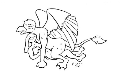 anthro beak big_dom_small_sub blush bodily_fluids claws dominant duo ears_down eyes_closed feral frottage hand_holding holding_partner larger_male looking_pleasured male male/male open_mouth penile penises_touching pivoted_ears sex size_difference smaller_male sweat sweatdrop wings phano mythology avian gryphon lagomorph leporid mammal mythological_avian mythological_creature rabbit hi_res