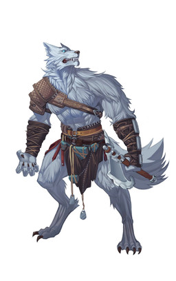anthro axe bottomwear clothed clothing digitigrade fur loincloth male melee_weapon muscular muscular_anthro muscular_male pecs simple_background solo weapon gorigori_3 canid canine canis mammal wolf hi_res