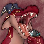 anthro bodily_fluids drooling duo feral fur grey_body grey_fur imminent_vore larger_pred male male/male open_mouth oral_vore red_body saliva simple_background size_difference smaller_prey teeth tongue tongue_out vore white_body white_fur rogue621 mythology roguehusky canid canine canis domestic_dog dragon husky mammal mythological_creature mythological_scalie nordic_sled_dog scalie spitz 1:1 absurd_res digital_media_(artwork) hi_res story story_in_description