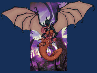 apode black_body breasts erection flying genitals gun gynomorph holding_gun holding_object holding_ranged_weapon holding_weapon intersex legless looking_at_viewer membrane_(anatomy) membranous_wings nipples non-mammal_breasts open_mouth penis ranged_weapon red_body sharp_teeth solo spread_legs spreading tail teeth tongue tongue_out weapon wings sketchyvagrantjoe warhammer_(franchise) warhammer_40000 gargoyle_(tyranid) tyranid 2022 4:3 alpha_channel digital_media_(artwork) hi_res