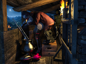 ambiguous_penetration anthro armor big_butt big_female bodily_fluids bottomwear bottomwear_down breast_milking breast_play breasts building butt castle caught_in_the_act clothed clothed_sex clothing detailed_background duo female fur green_body green_skin grey_body grey_fur gun happy happy_sex headgear helmet holding_breast lactating larger_sub male male/female masturbation medieval medium_breasts moon mountain night pants pants_down partially_clothed penetration penile penile_masturbation ranged_weapon rifle sex size_difference smaller_male stealth_sex submissive thick_thighs tower unconvincing_armor voyeur weapon white_body white_fur chadotexas mythology canid canine dwarf humanoid mammal mythological_canine mythological_creature orc werecanid werecanine werecreature werewolf absurd_res hi_res