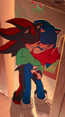 anal anal_penetration anthro anthro_on_anthro anthro_penetrated anthro_penetrating anthro_penetrating_anthro balls black_body blue_body blush clothing duo eyes_closed foreskin genitals gloves handjob handwear male male/male male_penetrated male_penetrating male_penetrating_male multicolored_body open_mouth open_smile penetration penile penile_penetration penis penis_in_ass reach_around red_body sex smile tan_body two_tone_body krazyelf sega sonic_the_hedgehog_(series) shadow_the_hedgehog sonic_the_hedgehog eulipotyphlan hedgehog mammal 2025 animated no_sound short_playtime webm