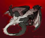 anus butt claws female feral fur genitals looking_at_viewer lying nude on_back pawpads paws presenting presenting_hindquarters pussy solo spread_legs spreading tail wings xuu mythology whiro dragon furred_dragon furred_scalie mythological_creature mythological_scalie scalie 2016