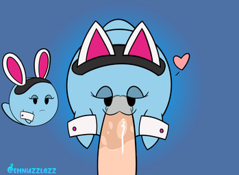 being_watched disembodied_penis fellatio female genitals group looking_at_another male male/female oral penile penis sex trio shnuzzlez mario_bros nintendo paper_mario paper_mario:_the_thousand_year_door lahla_(mario) peeka_(mario) boo_(mario) ghost human mammal spirit absurd_res hi_res sibling_(lore) sister_(lore) sisters_(lore)