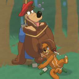 3_toes 4_fingers anal anal_fisting anal_penetration anthro anthro_on_anthro balls black_eyes bodily_fluids bottle bottomless brown_body brown_fur claws clothed clothing container cum cum_on_balls cum_on_belly cum_on_body cum_on_ground cumshot drooling drunk duo ejaculation erection feet fingers fisting foreskin front_view fur genital_fluids genitals grass half-erect hat headgear headwear humanoid_genitalia humanoid_penis improvised_sex_toy larger_penetrated larger_sub looking_up lost_my_keys male male/male male_penetrated male_penetrating male_penetrating_male motion_lines nude one_eye_closed one_leg_up open_clothing open_mouth open_shirt open_topwear orgasm outside penetration penis plant raised_leg rope saliva sex shirt size_difference submissive substance_intoxication suspension toes tongue tongue_out topwear tree young young_anthro young_male argon_vile disney song_of_the_south talespin br'er_bear kit_cloudkicker bear mammal 1:1 2018 hi_res signature