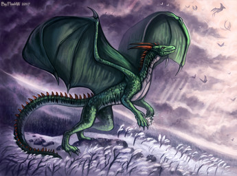 4_fingers ambiguous_gender black_claws butt claws cloud countershade_torso countershading day detailed_background digitigrade dutch_angle feral fingers flying forest green_body green_scales group horn large_group light long_mouth membrane_(anatomy) membranous_wings no_sclera overcast plant scales scenery shadow side_view silhouette sky snout snow solo_focus spikes spines spread_wings standing sunlight tail tree white_body white_countershading white_eyes white_scales wings winter flashw european_mythology mythology dragon mythological_creature mythological_scalie scalie western_dragon 2017 character_request detailed digital_media_(artwork) hi_res