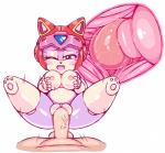 anthro anthro_penetrated armor balls big_dom_small_sub biped black_nose blue_eyes blush bodily_fluids breasts cervix clitoris conditional_dnp cybernetics cyborg domestic_cat dominant duo erection exed_eyes eyelashes felid feline felis female female_on_human female_penetrated fur genital_fluids genitals headgear helmet hi_res hindpaw holding_breast human human_on_anthro human_penetrating human_penetrating_anthro humanoid_genitalia humanoid_penis internal interspecies larger_male long_tail lying machine male male/female male_on_anthro male_penetrating male_penetrating_female mammal mostly_nude motion_lines multicolored_body multicolored_fur nipples on_back one_eye_closed open_mouth pawpads paws penetration penile penile_penetration penis penis_in_pussy pink_nipples pink_pawpads polly_esther purple_body purple_fur pussy red_tail samurai_pizza_cats sex short_stack simple_background size_difference smaller_female smaller_penetrated spread_legs spreading tail tan_body tan_fur tan_penis two_tone_body two_tone_fur vaginal vaginal_fluids vaginal_penetration white_background