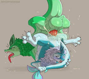 abdominal_bulge anus balls big_balls big_penis blue_body blue_fur blush bodily_fluids bouncing_balls cum cum_in_vagina cum_inside curling_toes dripping drooling excessive_genital_fluids excessive_vaginal_fluids eye_roll feet female female_penetrated feral feral_on_feral feral_penetrated feral_penetrating from_behind_position fur genital_fluids genitals green_body green_fur holding_own_tail holding_tail horn huge_balls huge_penis looking_pleasured male male/female male_penetrating male_penetrating_female mane motion_lines open_mouth orgasm_face penetration penile penile_penetration penis penis_in_vagina perching_position saliva saliva_drip saliva_on_face saliva_string scrotum_flap sex snarling tail throbbing throbbing_balls tongue tongue_out tremble_spikes vaginal vaginal_fluids vaginal_fluids_on_penis vaginal_penetration vulva savourysausages disney mythology raya_and_the_last_dragon pengu_(ratld) sisu_(ratld) dragon eastern_dragon mythological_creature mythological_scalie scalie absurd_res hi_res brother_(lore) brother_and_sister_(lore) incest_(lore) sibling_(lore) sister_(lore)
