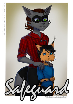 alternate_universe anthro blue_eyes border clothing duo green_eyes male movie_poster pattern_clothing pattern_shirt pattern_topwear plaid plaid_clothing plaid_shirt plaid_topwear poster shirt simple_background text topwear white_border young young_male jato_(artist) safeguard_(koopa990) sly_cooper_(series) sony_corporation sony_interactive_entertainment sucker_punch_productions branson_(koopa990) logan_(koopa990) bobcat felid feline lynx mammal procyonid raccoon absurd_res english_text hi_res portrait father_(lore) father_and_child_(lore) father_and_son_(lore) parent_(lore) parent_and_child_(lore) parent_and_son_(lore) son_(lore)