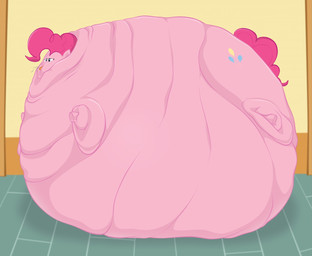 belly big_belly blue_eyes chubby_cheeks cutie_mark eyelashes female feral hair huge_belly hyper hyper_belly immobile inside lying morbidly_obese morbidly_obese_female morbidly_obese_feral obese obese_female obese_feral on_front overweight overweight_female overweight_feral pink_body pink_hair pink_tail pink_tongue round_body side_view solo tail tongue tongue_out secretstarroom friendship_is_magic hasbro my_little_pony pinkie_pie_(mlp) equid equine horse mammal pony 2019 archived_source cel_shading colored digital_drawing_(artwork) digital_media_(artwork) english_description shaded