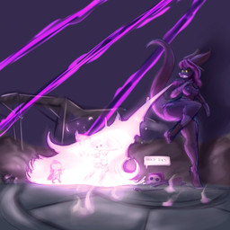 after_transformation anthro black_sclera bone breasts breath_powers clothing dagger elemental_manipulation female fire fire_breathing fire_manipulation horn melee_weapon plantigrade purple_body purple_skin skull tail text torn_clothing weapon yellow_eyes tgwonder mythology dragon human mammal mythological_creature mythological_scalie scalie 1:1 2015 english_text hi_res