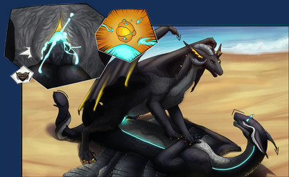 aggressive_fertilization animal_genitalia balls beach big_ears blue_markings blue_penis bodily_fluids chest_tuft chibi claws cum curled_tail curved_horn dominant dominant_female duo feathered_wings feathers female female_on_top female_penetrated feral fluffy fluffy_tail fur genital_fluids genitals glowing glowing_cum glowing_genitalia glowing_insides glowing_internal glowing_markings horn knot knotting looking_pleasured male male/female male_on_bottom markings on_bottom on_top orange_insides orange_internal orange_markings orgasm orgasm_face penetration penis pink_body ride sand sperm_cell submissive submissive_male tail tuft unusual_bodily_fluids unusual_cum unusual_genital_fluids unusual_insides water wings oldagar mythology oldagar_character dragon furred_dragon furred_scalie mythological_creature mythological_scalie scalie absurd_res alpha_channel hi_res picture_in_picture