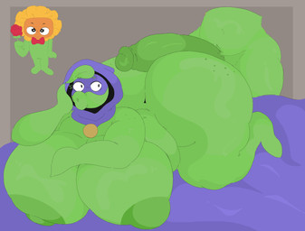 anthro big_breasts big_butt big_penis breasts butt duo female flower genitals huge_breasts huge_butt male male/female nipples obese overweight penis plant siphon_(anatomy) thick_thighs emobunny electronic_arts plants_vs._zombies plants_vs._zombies_heroes popcap_games green_shadow elemental_creature flora_fauna flower_creature peashooter_(pvz) sunflower_(pvz) 2026 absurd_res hi_res