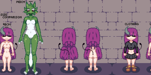 anthro anus bisexual_pride_colors bottomwear bra clothing comparing crop_top duo eyes_closed fangs female footwear genitals hair horn lgbt_pride long_hair long_tongue magic_user markings mole_(marking) panties pride_colors profanity purple_hair shirt shoes shortstack shortstack_female skirt spade_tail sports_bra tail teeth text tongue topwear underwear vulva yellow_eyes hantanyaw44 cassandra_(hantanyaw44) hanta halfling humanoid hybrid kobold scalie tiefling absurd_res digital_media_(artwork) english_text expression_sheet hi_res model_sheet pixel_(artwork)