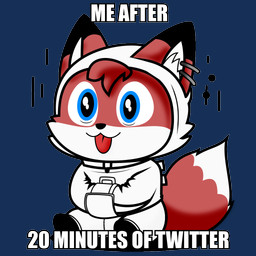 anthro chibi crazy_eyes ear_piercing insane piercing restraints simple_background solo straitjacket text tongue tongue_out transparent_background foxdance twitter canid canine fox mammal 1:1 2024 alpha_channel english_text