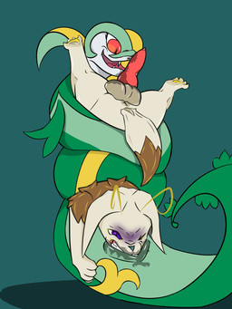 69_position animal_genitalia balls canine_genitalia duo erotic_asphyxiation female female_dominating_feral female_dominating_male feral forced forced_asphyxiation genitals hug living_tail male male/female oral paws penis rape sex snake_tail tail unusual_anatomy unusual_tail vulva maximilianofox nintendo pokemon eevee generation_1_pokemon generation_5_pokemon pokemon_(species) reptile scalie serperior shiny_pokemon snake 3:4 hi_res