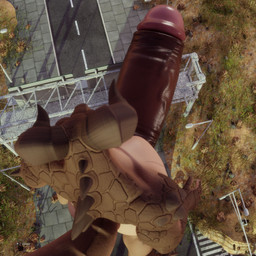 2_horns abs anthro balls biceps big_balls big_muscles big_penis brown_body brown_scales bus_stop bus_stop_sign city claws desert erection fingers foreskin genitals glans glowing glowing_eyes grass hand_on_hip highway horn huge_balls huge_penis humanoid_genitalia humanoid_penis hyper hyper_balls hyper_genitalia hyper_penis incoming logo looking_pleasured looming looming_over macro macro_focus male moon muscular muscular_anthro muscular_male nipples nude nude_macro nude_male palm_tree pecs penis pink_glans plant retracted_foreskin road scales sharp_teeth sign solo spikes stop_sign street sun sunny teeth traffic_light tree frooberx vulgarvictor_(modeler) bethesda_game_studios fallout microsoft daddyclaw_(vulgarvictor) deathclaw reptile scalie 1:1 2026 3d_(artwork) artist_logo blender_(artwork) digital_media_(artwork) watermark widescreen