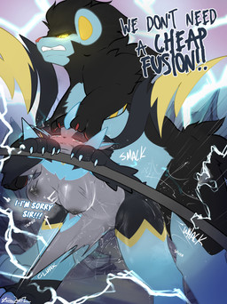 anthro anthro_on_feral anthro_penetrated areola bestiality biped blush breasts claws duo female female_on_feral female_penetrated feral feral_penetrating feral_penetrating_anthro feral_penetrating_female fingers fur male male/female male_on_anthro male_penetrating male_penetrating_anthro male_penetrating_female nipples nude nude_anthro nude_female penetration sex tail teeth lonewolffl nintendo pokemon lone_(lonewolffl) generation_4_pokemon luxray mega_zeraora pokemon_(species) hi_res