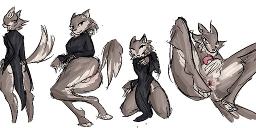 animal_genitalia animal_penis anthro anus balls canine_genitalia canine_penis erection genitals kneeling knot looking_at_viewer male penis presenting priest raised_tail simple_background solo tail jam_(artist) reverend_wolf_(jam) canid canine canis mammal wolf 2016 aliasing binary_drawing digital_drawing_(artwork) digital_media_(artwork) sketch