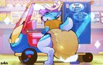 ageplay anthro antlers big_diaper bodily_fluids bunnyhopps_(diaper) clothed clothing crossdressing crouching dialogue diaper diaper_check disembodied_hand ears_back eyes_closed femboy genital_fluids grocery_store hand_on_diaper headpat horn male object_in_mouth offscreen_character pacifier pacifier_in_mouth pantsless_anthro pantsless_male photo_background pivoted_ears public raised_tail roleplay shirt shopping_cart short_tail solo speech_bubble store t-shirt tail topwear touching_diaper unclean_diaper urine used_diaper wearing_diaper wet_diaper wetting wetting_diaper s4n abuniverse bunnyhopps deer mammal 2025 hi_res photography_(artwork)