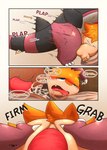 anal anal_penetration bodily_fluids comic cum cum_while_penetrated cumshot darrow0 duo ejaculation english_text excessive_genital_fluids excessive_precum generation_2_pokemon generation_5_pokemon genital_fluids genitals hi_res krookodile leaking_precum male male/male male_penetrating mo_(darrow) nintendo penetration penile penile_penetration penis pokemon pokemon_(species) precum quilava sound_effects speech_bubble text yuel