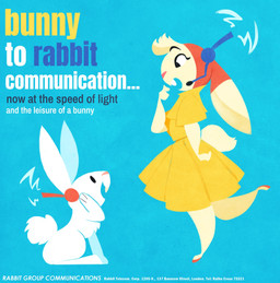 ambiguous_gender anthro buckteeth clothing dress duo electronics eye_contact female feral headgear headphones headset long_ears looking_at_another microphone open_mouth teeth text discopawbs lagomorph leporid mammal rabbit 2022 english_text hi_res