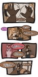 1:2 2016 anthro biped breasts canid collar comic daisy_(tatsuchan18) detailed_background dialogue english_text eyes_closed female fenrir_(tatsuchan18) fur group hair hi_res lagomorph leporid male mammal open_mouth rabbit sitting spade_(tatsuchan18) spades_(suit) speech_bubble standing suit_symbol tatsuchan18 text trio