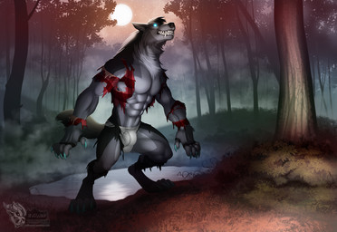 anthro bulge clothing kyle_(majira_strawberry) kyle_fangs male night solo underwear vallhound mythology canid canine mammal mythological_canine mythological_creature werecanid werecanine werecreature werewolf hi_res