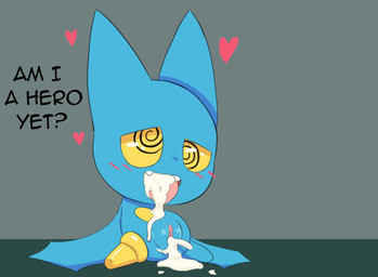 after_sex anthro bodily_fluids cum cum_in_mouth cum_in_vagina cum_inside dazed female fucked_silly genital_fluids heart_(marking) markings open_mouth pegleg semi-anthro solo spiral spiral_eyes tongue young young_anthro dizzytizzy cartoon_network mao_mao:_heroes_of_pure_heart adorabat bat mammal hi_res