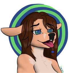abstract_background anthro black_nose braided_hair brown_body brown_fur brown_hair female fur hair hypnosis long_hair looking_at_viewer mind_control open_mouth solo spiral spiral_background spiral_eyes tongue tongue_out snezka kinktober kinktober_2025 vera_(snezka) deer mammal new_world_deer white-tailed_deer 2025 bust_portrait digital_drawing_(artwork) digital_media_(artwork) portrait