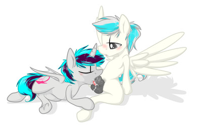 animal_genitalia animal_penis balls blush bodily_fluids cum cum_in_mouth cum_inside cutie_mark duo equine_genitalia equine_penis erection eyes_closed feathered_wings feathers fellatio female female_penetrated feral fur genital_fluids genitals grey_eyes hair horn lying male male/female male_penetrating male_penetrating_female multicolored_hair open_mouth oral oral_penetration penetration penile penis sex simple_background spread_legs spreading teeth tongue tongue_out white_background wing_boner wings backsash hasbro my_little_pony mythology fan_character equid equine mammal mythological_creature mythological_equine pegasus unicorn winged_unicorn 2015 digital_media_(artwork) hi_res shaded