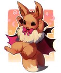 ambiguous_gender artist_name bow_(feature) bow_tie brown_body brown_fur cape chest_tuft clothed clothed_feral clothing costume daww digital_media_(artwork) digital_painting_(artwork) dipstick_tail eevee feral foxlett full-length_portrait fur generation_1_pokemon halloween holidays inner_ear_fluff kemono mammal markings moon multicolored_body multicolored_fur multicolored_tail nintendo outline pawpads pink_pawpads pokemon pokemon_(species) portrait purple_sclera raised_arms remake semi-anthro solo star tail tail_markings tan_body tan_fur tuft two_tone_body two_tone_fur vampire vampire_costume white_outline