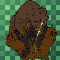 4_toes 5_toes abdominal_bulge abstract_background anal anal_penetration anatomically_correct anatomically_correct_genitalia anatomically_correct_penis animal_genitalia animal_penis anus aroused balls big_balls big_penis bodily_fluids brown_feces canine_genitalia canine_penis claws coprophilic_intercourse covered_in_feces digitigrade dirty_anal dirty_rimming dripping eating_feces erection excessive_feces facesitting feces feces_in_mouth feces_on_anus feces_on_ass feces_on_back feces_on_balls feces_on_belly feces_on_body feces_on_butt feces_on_face feces_on_genitals feces_on_ground feces_on_head feces_on_leg feces_on_penis feces_on_sheath feces_on_tail feces_on_tongue feces_pile feet fellatio feral feral_on_bottom feral_on_feral feral_on_top feral_penetrated feral_penetrating feral_penetrating_feral feral_pooping feral_rimming feral_rimming_feral finger_claws fluffy fluffy_tail fur genital_fluids genitals group group_sex hair huge_balls knot large_penetration larger_male long_penis looking_pleasured lying male male/male male_feral male_on_bottom male_penetrated male_penetrating male_penetrating_male male_pooping male_rimming male_rimming_male mane mane_hair nude on_back on_bottom on_ground on_top open_mouth oral oral_penetration paws peeing penetration penile penile_penetration penis penis_in_ass plantigrade poop_in_ass poop_in_mouth pooping pooping_on_dick pooping_on_floor pooping_together quadruped rear_view rimming rimming_male rimming_while_fellated rimming_while_penetrating scatplay sex sharp_teeth sheath short_ears short_fur shoulder_hump simple_background sitting sitting_on_another size_difference small_balls small_ears smaller_male smaller_penetrated snout spitroast stretched_anus tail teeth thick_penis three-quarter_view threesome tight_fit toe_claws toes tongue tongue_out triangle_position trio urine urine_on_chin urine_on_face urine_stream ursine_ears ursine_genitalia ursine_penis vein veiny_penis watersports yellow_urine yonnixart boxes_(gaybearboi) david_(gaybearboi) kuruk_(character) bear brown_bear canid canine canis coyote grizzly_bear mammal ursidae ursine 1:1 2026 absurd_res colored_sketch digital_drawing_(artwork) digital_media_(artwork) hi_res sketch