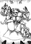 adepta_sororitas anthro breasts clothing female forced group hair hood male panties restrained size_difference smaller_male thick_thighs underwear white_hair noahdoesart warhammer_(franchise) warhammer_40000 sister_of_battle human mammal murid murine rat rodent skaven hi_res monochrome