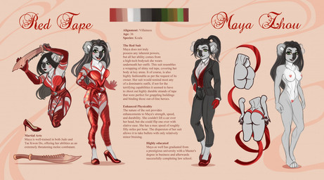 4_toes 5_fingers anthro black_hair black_nose bodysuit breasts butt cleavage clothed clothing dominatrix feet female fingers footwear fur gloves grey_body grey_fur hair handwear heart_censor heart_symbol high_heels hindpaw humanoid_hands melee_weapon navel nude paws shoes skinsuit smile solo suit sword text tight_clothing toes weapon cinnameana red_tape_(keintbcn) koala mammal marsupial vombatiform 2022 censored character_name english_text model_sheet