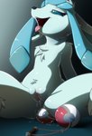 2017 absurd_res anal anal_beads anal_beads_in_ass anal_penetration anthro bodily_fluids digital_media_(artwork) eeveelution eto_ya female fur generation_4_pokemon genital_fluids genitals glaceon hair hi_res humanoid_genitalia humanoid_pussy nintendo object_in_ass open_mouth penetration pokeball pokeball_anal_beads pokeball_insertion pokeball_sex_toy pokemon pokemon_(species) pokemorph pussy sex_toy sex_toy_in_ass sex_toy_insertion solo spread_legs spreading standard_pokeball tongue tongue_out vaginal_fluids