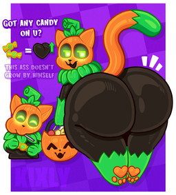 big_butt bubble_butt butt butt_expansion candy dessert expansion feral food for_a_head fruit growth huge_butt hyper hyper_butt lollipop male plant pumpkin pumpkin_head solo kixly pumkat domestic_cat felid feline felis mammal object_head 2025 absurd_res hi_res