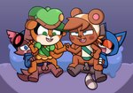 brown_body brown_fur eyewear female foursome fur goggles green_eyes group group_sex hand_holding male male/female partner_swap sex young kcn murphy_and_mitzi misty_(ajmarekart) mitzi_(ajmarekart) murphy_(ajmarekart) murray_(ajmarekart) domestic_cat felid feline felis mammal rodent sciurid tree_squirrel