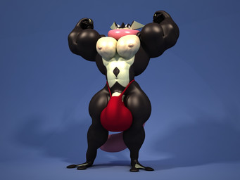 abs anthro biceps big_bulge big_muscles bulge clothed clothing flexing genitals huge_bulge huge_muscles hyper hyper_bulge hyper_muscles long_tongue male muscular muscular_anthro muscular_male navel nipples pecs penis penis_base pose simple_background solo speedo standing swimwear tongue tongue_out anthroanim nintendo pokemon sebastian_greninja amphibian generation_6_pokemon greninja pokemon_(species) 2016 3d_(artwork) 4:3 digital_media_(artwork)