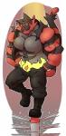 abs anthro biceps biped boots clothing fire_belt footwear hand_in_pocket male muscular muscular_anthro muscular_male on_one_leg pecs pockets shoes solo standing topwear torn_clothing vest happyending nintendo pokemon generation_7_pokemon incineroar pokemon_(species) 2016