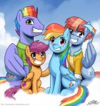 family female feral group husband_and_wife married_couple smile surrogate_father surrogate_mother surrogate_sister wings john_joseco friendship_is_magic hasbro my_little_pony mythology bow_hothoof_(mlp) rainbow_dash_(mlp) scootaloo_(mlp) windy_whistles_(mlp) equid equine mammal mythological_creature mythological_equine pegasus 2017 digital_media_(artwork) shaded daughter_(lore) father_(lore) father_and_child_(lore) father_and_daughter_(lore) mother_(lore) mother_and_child_(lore) mother_and_daughter_(lore) parent_(lore) parent_and_child_(lore) parent_and_daughter_(lore)