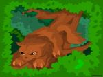 2001 4:3 ambiguous_gender brown_body brown_eyes brown_fur claws detailed_background digital_media_(artwork) felid fur in_tree jumpstart_games lhika_burrtail mammal neck_tuft neopet_(species) neopets official_art plant smile solo the_neopets_team tree tuft wocky_(neopets)