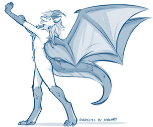 5_fingers anthro biped casual_nudity claws digitigrade feet finger_claws fingers fur hair horn looking_at_viewer male mane membrane_(anatomy) membranous_wings nude nude_anthro nude_male open_mouth open_smile scales side_view simple_background smile solo standing stretching tail teeth toe_claws toes tongue white_background wings conditional_dnp tom_fischbach mythology twokinds adrakist canid canine dragon fox hybrid keidran mammal mythological_creature mythological_scalie scalie 2025 blue_and_white digital_drawing_(artwork) digital_media_(artwork) hi_res monochrome sketch
