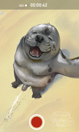 anthro beach bodily_fluids clear_urine eyes_closed foreskin genital_fluids genitals humanoid_genitalia humanoid_penis male penis recording sand solo urine urine_stream watersports furrtea aquatic mammal pinniped seal hi_res